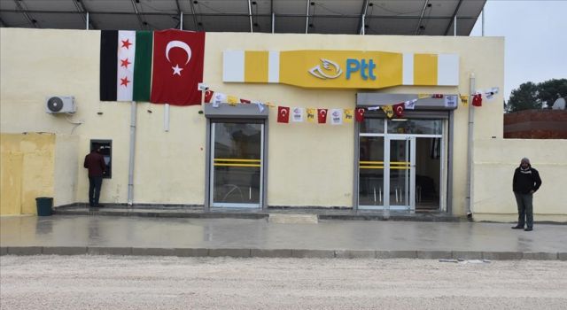 Barış Pınarı Harekatı bölgesinde PTT şubesi açıldı