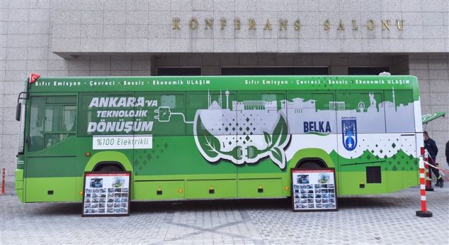 İlk Dönüştürülmüş Yüzde 100 Elektrikli Otobüs Ankara’dan