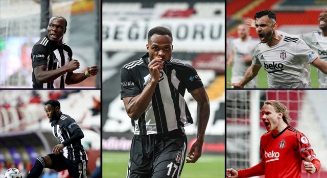 Şampiyon Beşiktaş'ta 5 futbolcu hücuma büyük katkı verdi