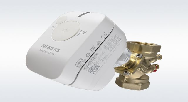 Maksimum enerji verimliliği, daha düşük ses:  Siemens Aktüatör Serisi