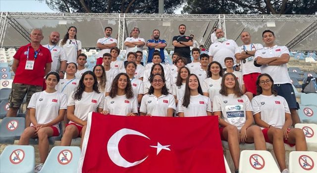 Avrupa Gençler Yüzme Şampiyonası'nda milli takım 15 madalya kazandı