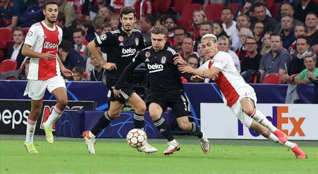 Beşiktaş Ajax deplasmanında mağlup