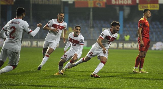 A Milli Futbol Takımı Karadağ'ı yendi, play-off'larda mücadele hakkı elde etti