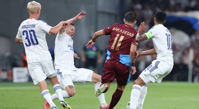Trabzonspor, Şampiyonlar Ligi play-off turu ilk maçında yenildi