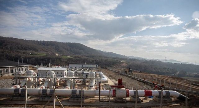 Karadeniz gazını aktaracak ölçüm istasyonu ve kara boru hattı tamamlandı