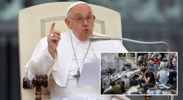 Papa israil'in Gazze'deki vahşetine terör dedi