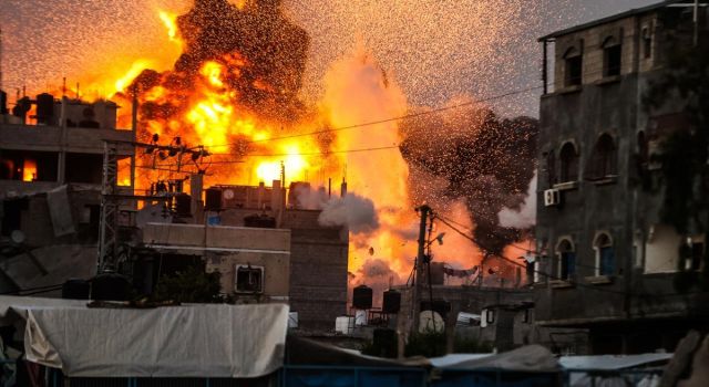 Terör devleti israil yine okul vurdu 39 ölü