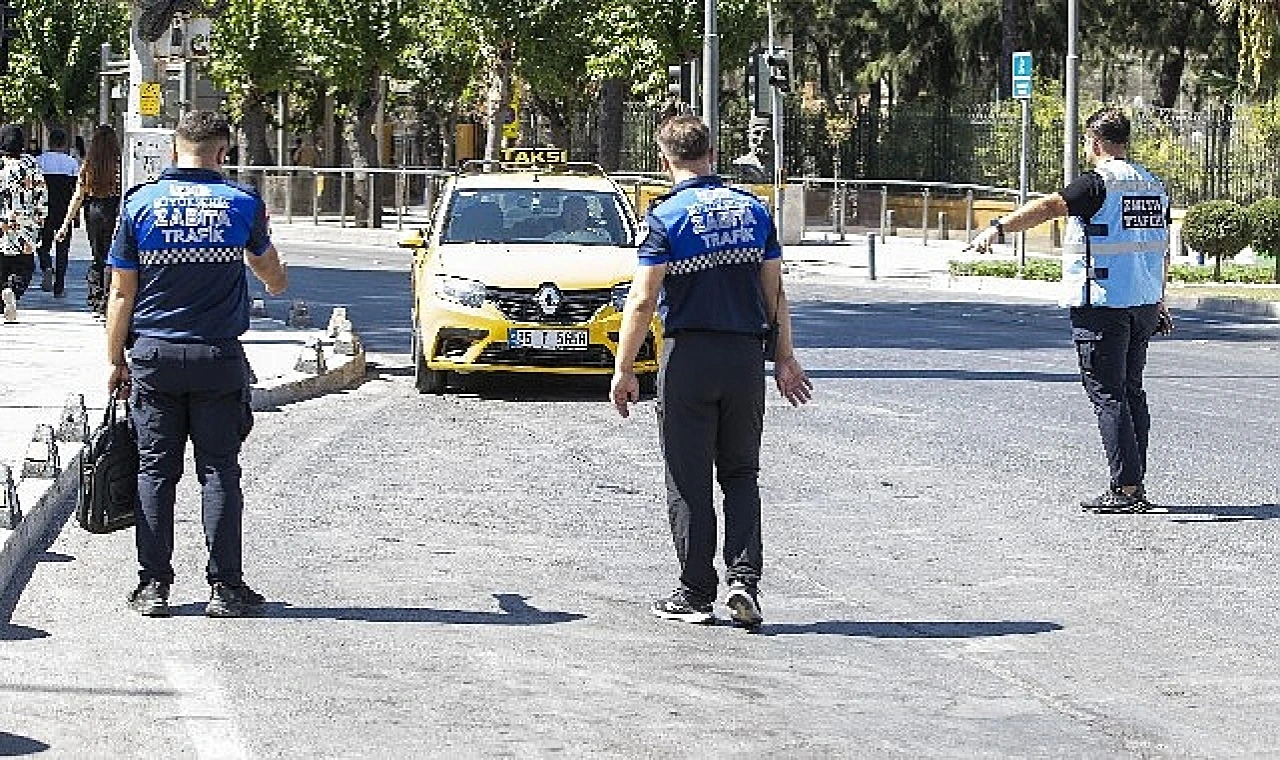 Zabıta ekiplerinden yolcu kılığında taksi denetimi