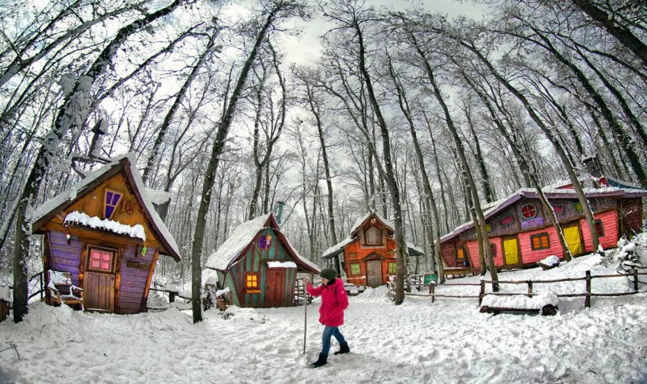 Ormanya’da kartpostallık kış manzaraları