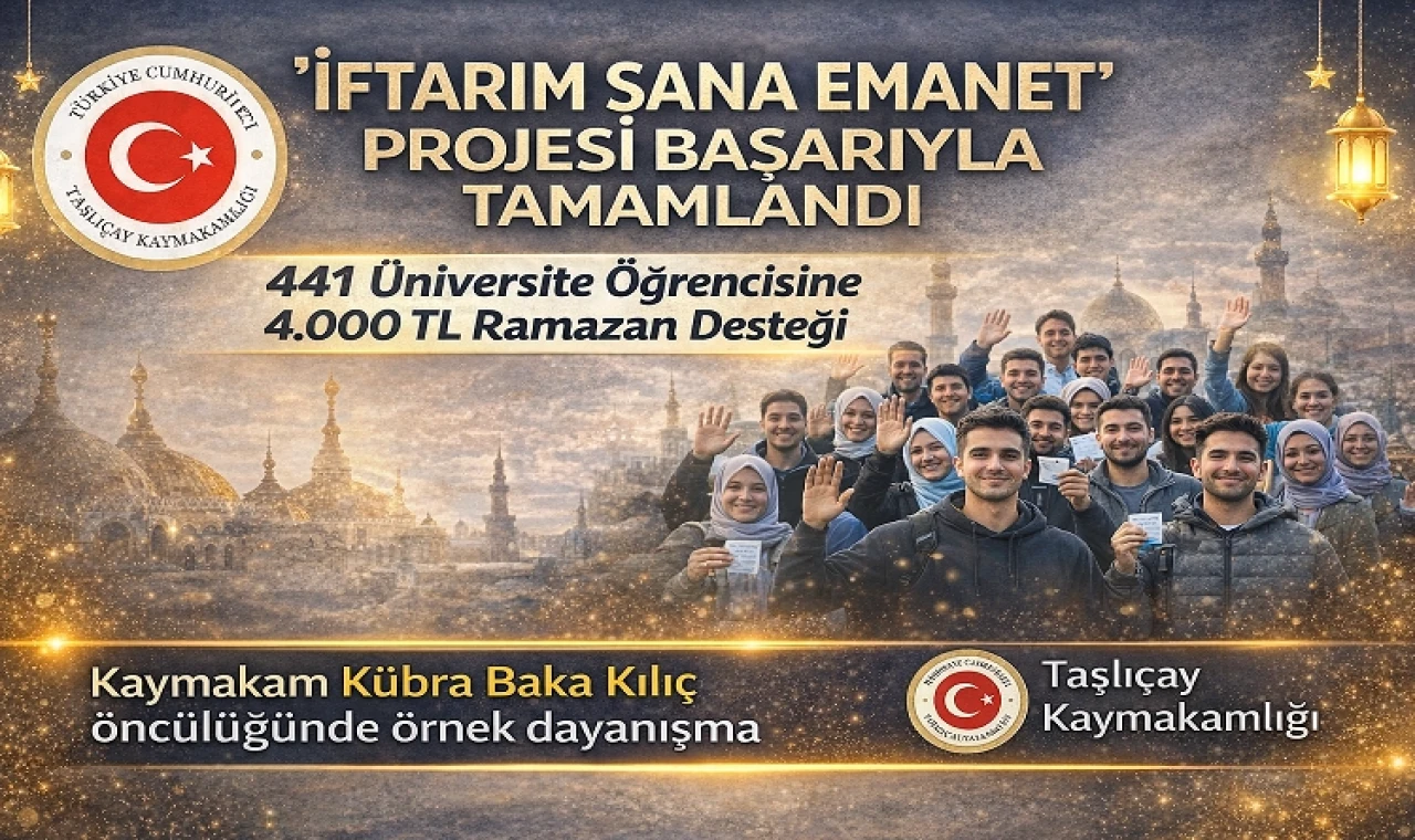 İftarım Sana Emanet örnek projesi başarıyla tamamlandı