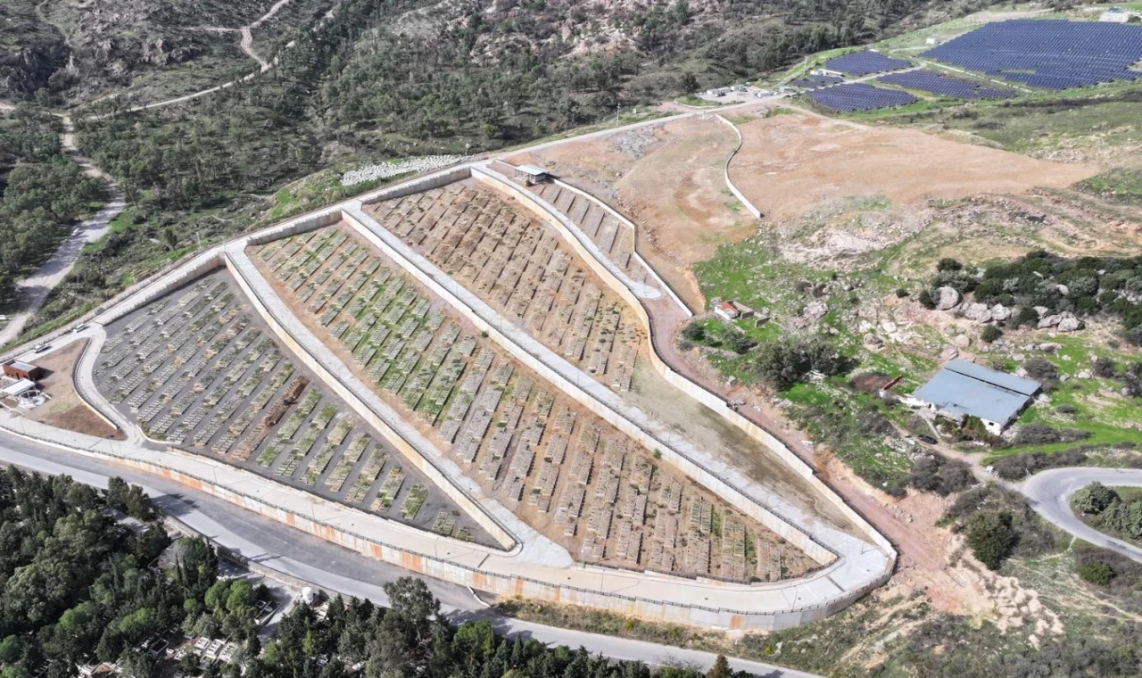 70 futbol sahası büyüklüğünde yeni mezarlık alanı