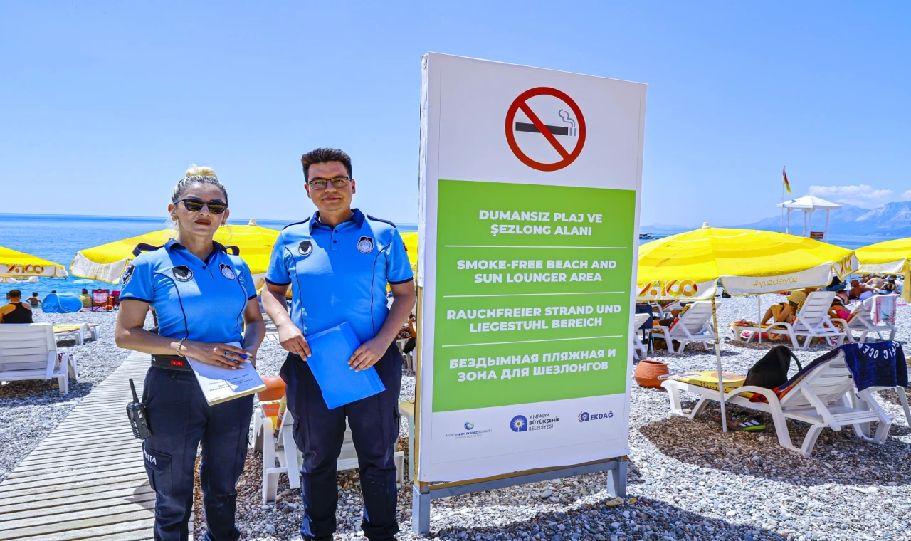Antalya’da Dumansız Plaj dönemi başladı