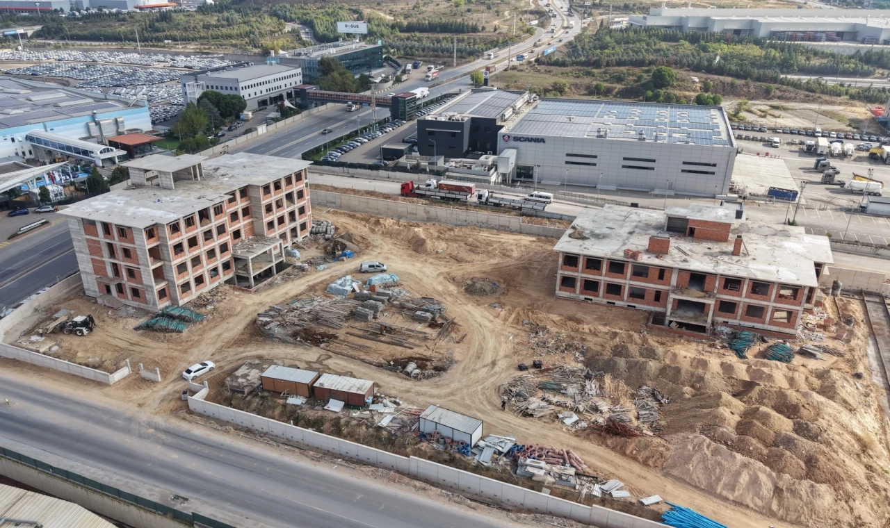 Doğa Madencilik Meslek Lisesi’nin kaba inşaatı bitti