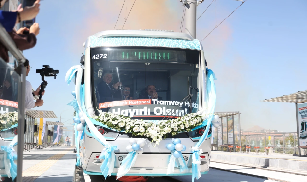 Konya’da Adliye-Şehir Hastanesi Tramvay Hattı açıldı