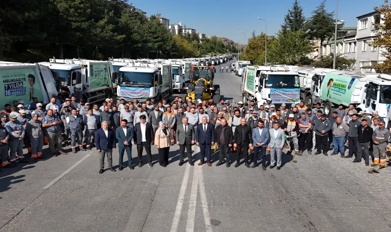 Kayseri Melikgazi’den geniş kapsamlı temizlik