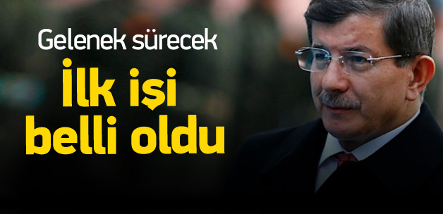 Davutoğlu'nun yapacağı ilk iş