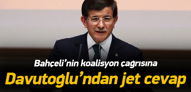 Davutoğlu'ndan Bahçeli'ye jet cevap