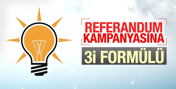 AK Parti referanduma 3İ formülüyle hazırlanıyor