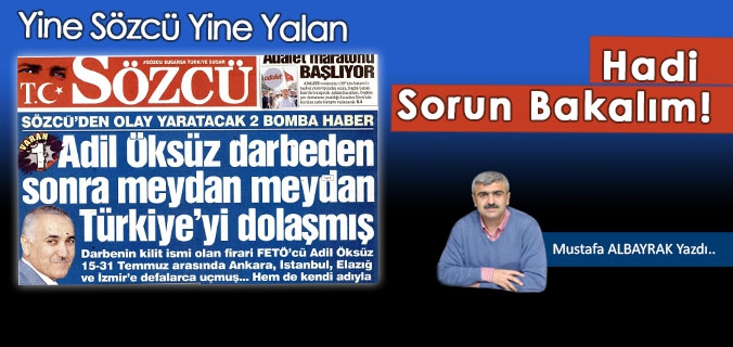 Hadi Sorun Bakalım