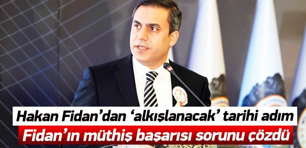 Hakan Fidan'ın müthiş özverisi sorunu çözdü