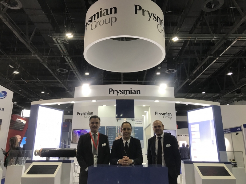 Türk Prysmian Kablo yetkilileri Dubai Middle East Electricity Fuarı’ndaydı