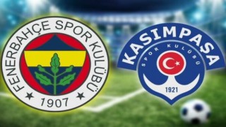 Fenerbahçe kupada Kasımpaşa'yı konuk edecek