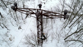 Enerji timleri karla kaplı bölgelere 'Kaplan' ile ulaşıyor