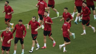 A Milli Takım, Galler maçı hazırlıklarını tamamladı
