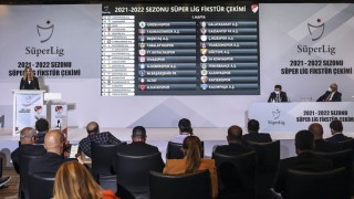 Süper Lig'de 2021-2022 sezonunun fikstür çekimi yapıldı
