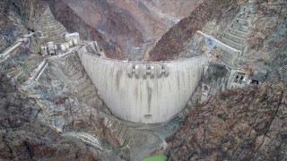 Yusufeli Barajı ve HES inşaatında yüzde 91'lik fiziki gerçekleşme