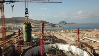 Akkuyu NGS'nin 1'inci ünitesinde iç koruma kabuğunun 4'üncü katmanı kuruldu