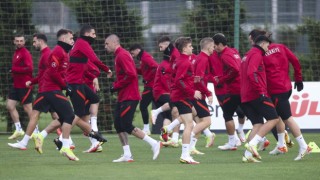 A Milli Futbol Takımı Cebelitarık ve Karadağ maçlarının hazırlıklarını sürdürdü