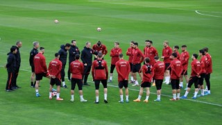 A Milli Futbol Takımı, İtalya maçı hazırlıklarını tamamladı