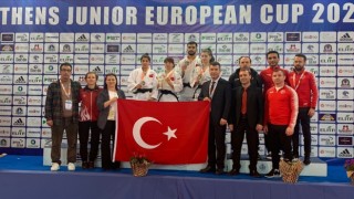 Genç milli judocular, Avrupa Kupası'nda biri altın dört madalya kazandı