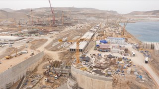 Akkuyu NGS'de kıyı tesislerinin inşasında bir aşama daha tamamlandı