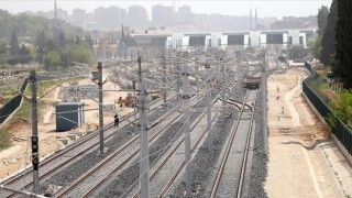 Gaziray'da elektrifikasyon testleri başladı