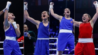 Milli boksörler Buse Naz Çakıroğlu, Hatice Akbaş, Busenaz Sürmeneli ve Şennur Demir dünya şampiyonu oldu