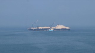 Karadeniz'deki doğal gazı taşıyacak boruların derin sulara serimi başladı