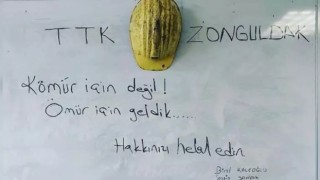 Kömür için değil, ömür için geldik