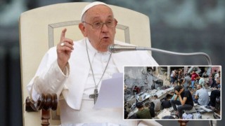 Papa israil'in Gazze'deki vahşetine terör dedi