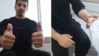 Ayak parmakları eline dikildi