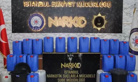 801,5 kg metamfetamin ele geçirildi