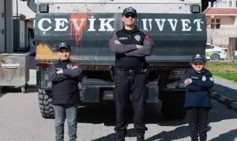 Çocuk polislerle 23 Nisan’a özel klip