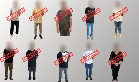 Kırmızı bültenle aranan 10 suçlu Türkiye'ye getirildi
