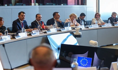 Bakan Kurum AB İklim Eylem Komiseri Hoekstra ile görüştü