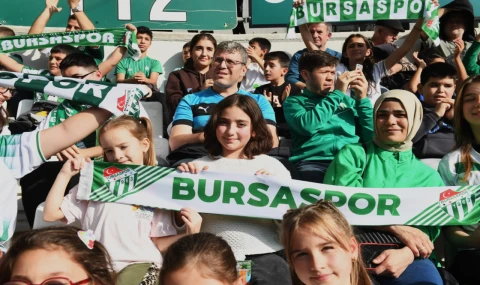 Bursa Osmangazi’de 100 çocuk ilk kez tribünden izledi