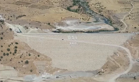 Diyarbakır’da Çermik Kale Barajı’nda su tutuldu