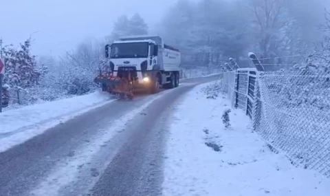 Bursa Büyükşehir’den kar mesaisi