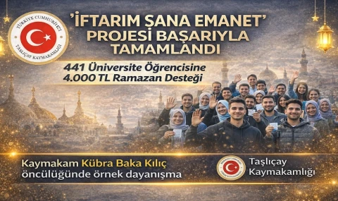 İftarım Sana Emanet örnek projesi başarıyla tamamlandı
