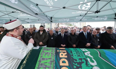 Kocaelispor- Beşiktaş maçında hayatını kaybeden Harda Kaçmaz’a son görev